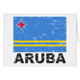 Vintage Flagge Arubas