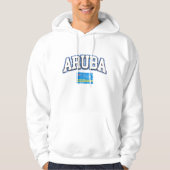 Vintage Flagge Arubas Hoodie (Vorderseite)