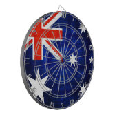 Vintage Flagge Australien 2 Dartscheibe (Vorderseite Links)