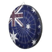 Vintage Flagge Australien Dartscheibe (Vorderseite rechts)