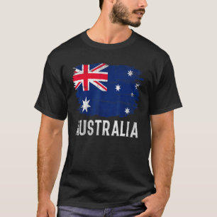 Vintage-Flagge Australien für Australier T-Shirt
