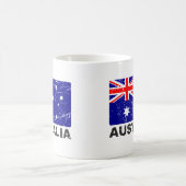 Vintage Flagge Australiens Kaffeetasse (Mittel)