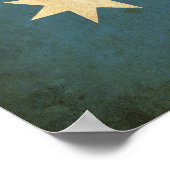 Vintage Flagge Australiens Poster (Ecke)
