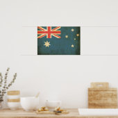 Vintage Flagge Australiens Poster (Küche)