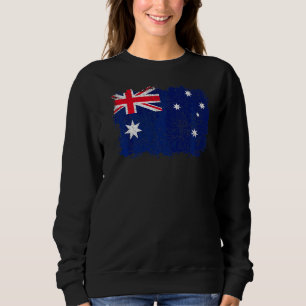 Vintage Flagge Australiens Sweatshirt