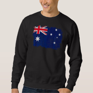 Vintage Flagge Australiens Sweatshirt