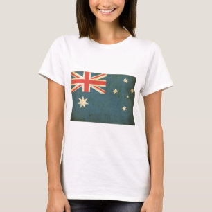 Vintage Flagge Australiens T-Shirt