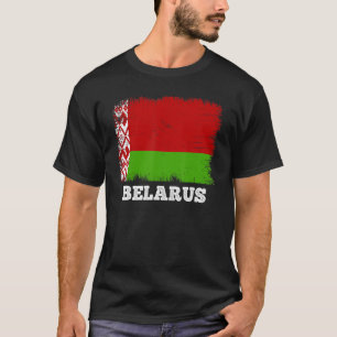 Vintage-Flagge Belarus Land Retro-Flagge Belarussi T-Shirt