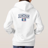 Vintage Flagge Belizes Hoodie (Rückseite)