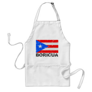 Vintage Flagge Boricua Puertos Rico Schürze