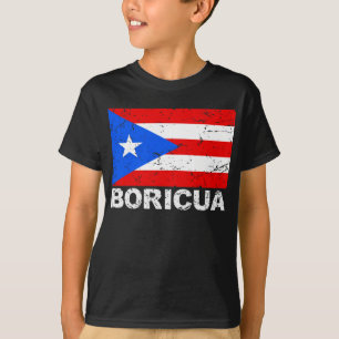 Vintage Flagge Boricua Puertos Rico T-Shirt