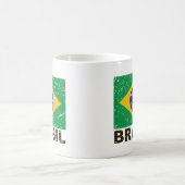 Vintage Flagge Brasiliens Kaffeetasse (Mittel)