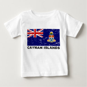 Vintage Flagge Cayman Islands Baby T-shirt
