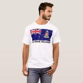 Vintage Flagge Cayman Islands T-Shirt (Vorne ganz)