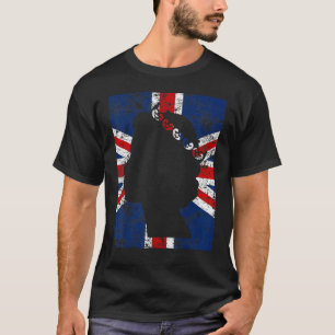 Vintage Flagge der britischen Königin 2 T-Shirt