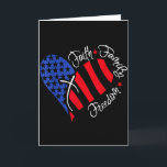 Vintage-Flagge der USA Glaube Familie Freiheit Pat Karte<br><div class="desc">Vintage-Flagge der USA Glaube Familie Freiheit Patriotisch Christlich</div>