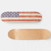 Vintage Flagge der USA - Skateboard (Horizontal)