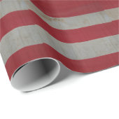 Vintage Flagge Geschenkpapier (Rolleneckpunkt)