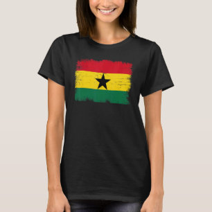 Vintage-Flagge Ghanas Ghanaischer Unabhängigkeitst T-Shirt