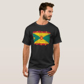 Vintage Flagge Grenadas T-Shirt (Vorne ganz)