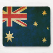 Vintage Flagge Grunge Australia Mousepad (Vorne)