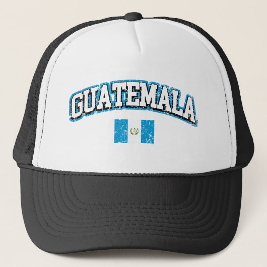 Vintage Flagge Guatemalas Truckerkappe (Vorderseite)