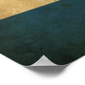 Vintage Flagge Honduras Poster (Ecke)