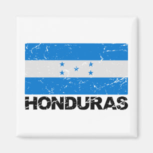 Vintage Flagge Hondurass Magnet