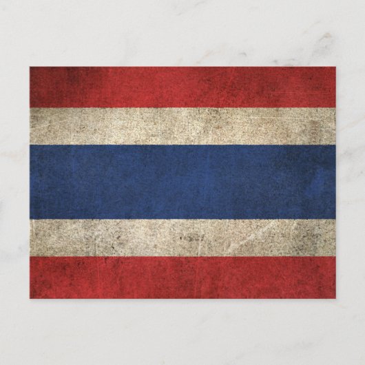 Vintage Flagge in Not Postkarte (Vorderseite)