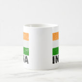 Vintage Flagge Indiens Kaffeetasse (Mittel)