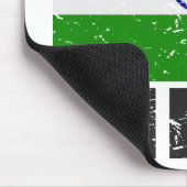 Vintage Flagge Indiens Mousepad (Ecke)