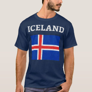 Vintage Flagge Islands T-Shirt