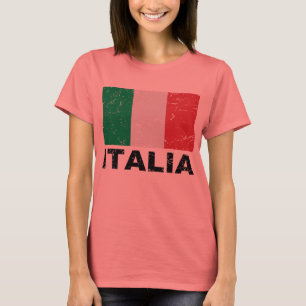 Vintage Flagge Italiens T-Shirt