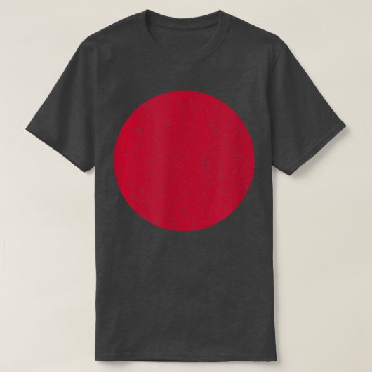 Vintage Flagge Japans T-Shirt (Design vorne)