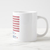Vintage Flagge Jumbo-Tasse (Rechts)