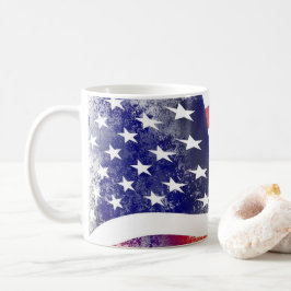 Vintage Flagge Kaffeetasse