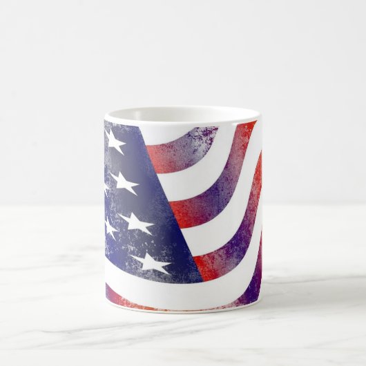 Vintage Flagge Kaffeetasse (Mittel)