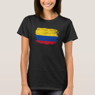 Vintage-Flagge Kolumbiens für Kolumbianer T-Shirt
