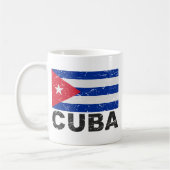 Vintage Flagge Kubas Kaffeetasse (Links)