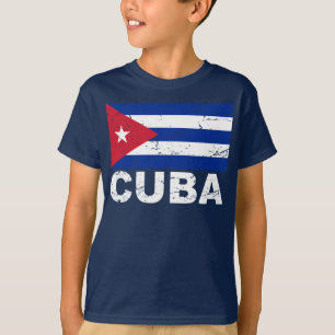 Vintage Flagge Kubas T-Shirt