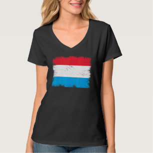 Vintage-Flagge Luxemburg Luxemburg Unabhängigkeits T-Shirt