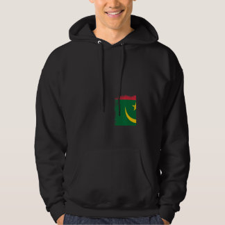 Vintage-Flagge Mauretanien Mauretanischer Unabhäng Hoodie