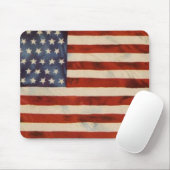 Vintage-Flagge - Mauspad (Mit Mouse)