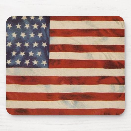 Vintage-Flagge - Mauspad (Vorne)