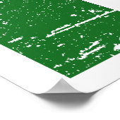 Vintage Flagge Mexikos Poster (Ecke)