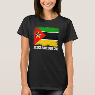 Vintage Flagge Mosambiks Retroflagge Mosambik T-Shirt