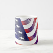 Vintage-Flagge Old Glory Kaffeetasse (Mittel)