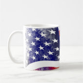 Vintage-Flagge Old Glory Kaffeetasse (Links)