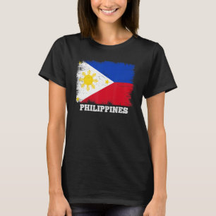 Vintage-Flagge Philippinen Land Retro-Flagge Phili T-Shirt