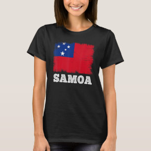 Vintage Flagge Samoa Landesflagge Samoa T-Shirt